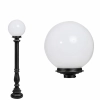 Gjutjärnslampa S1 med klot- 115, 120cm