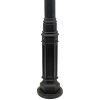 Dubbel parklykta i gjutjärn W22, 4-kantigt lykthus - 310cm, 340cm