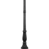 Lyktstolpe gjutjärn W3AP, 4-kantigt lykthus - 315cm