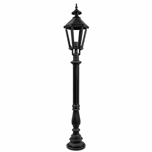 Gjutjärnslampa S1 med sexkantig lykta - 150cm