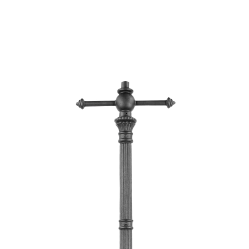 Lyktstolpe gjutjärn W3AP, 4-kantigt lykthus - 315cm
