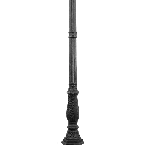 Lyktstolpe gjutjärn W3AP, 4-kantigt lykthus - 315cm